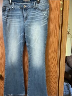 torrid Blue Wash Flare Jeans